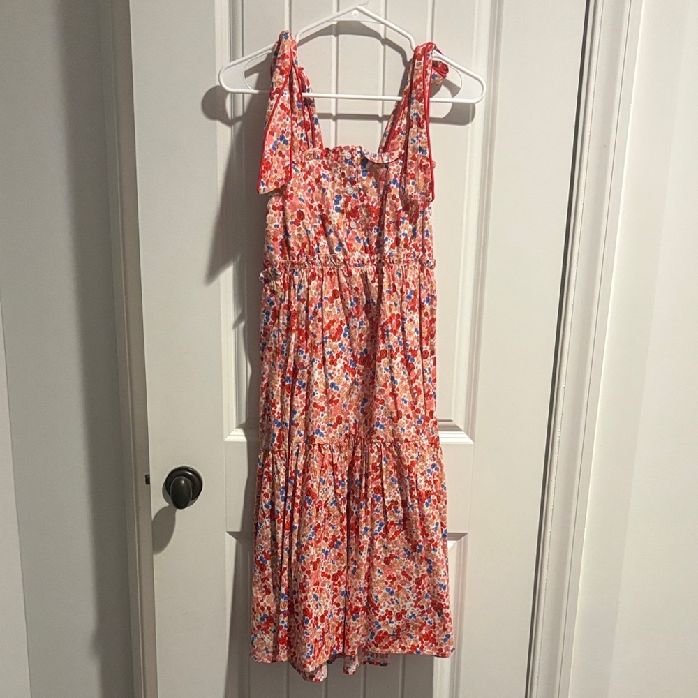 The Shirt by Rochelle Behrens Floral Dress - Red and White